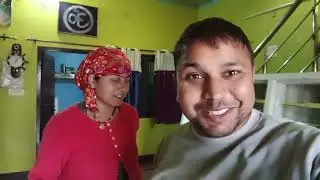 मकर संक्रांति के घुघुते सबने मिलकर बनाएं। अनुज रोने लगा😭😭😭