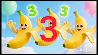 Counting number using bananas 