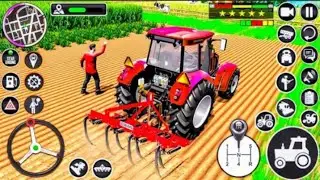 Modern Tractor Farming Driving Simulator 3D - New Tractor Games - Android Gameplay