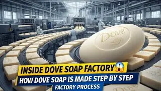 INSIDE DOVE SOAP FACTORY 😱 | HOW DOVE SOAP IS MADE STEP BY STEP | FACTORY PROCESS