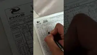 Cómo llenar hoja de anotaciones de Voleibol