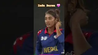 Captain Indu barma💖 #shorts #captain #womencricket #npl #nepalcricket