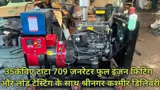 35kva Tata 709 Generator with full engine fitting & 101% load testing Srinagar jammuKashmir delivery