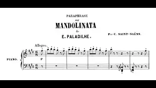Camille Saint-Sa&euml;ns - Paraphrase on Paladilhe's 'Mandolinata'