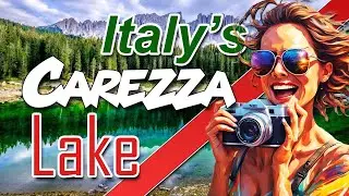 Carezza lake in the Dolomites. Short introduction. #vafeltre #italytravel #thedolomites