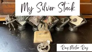 My Silver Stack and RN Metals Pours #silverart #rnmetals #silverstacking