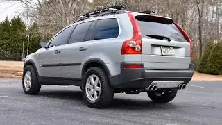 Lifted Volvo XC90 with a muffler delete | 2.5L 5 cylinder turbo