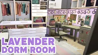 Lavender Dorm Room | Sims 4 Speed Build (NO CC)