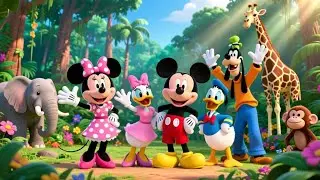 🌴🐭 Mickey & Friends: Jungle Fun Safari 🐘🌈 | 🐢 Helping Jungle Animals
