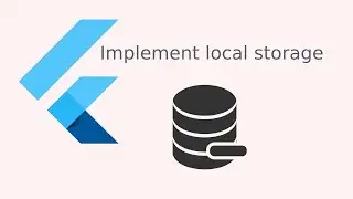 Flutter local storage - shared preferences  demo app