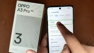 OPPO A3 Pro 5G Automatically Talking Turn Off Green Line Problem Fix (TalkBack Off)