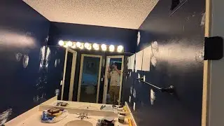 Bathroom Prep & Paint &ndash; Moon Rock Walls & Pure White Trim - REVIVAL PAINTING 