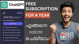 🔥 ChatGPT GO Free for 1 Year | എങ്ങനെ Redeem ചെയ്യാം? (Malayalam) | Kerala Tech News 2025