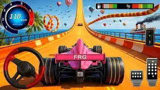 Impossible Mega Ramp Race 3D Challenge - GT Formula Car Stunt Master Simulator - Android Gameplay 