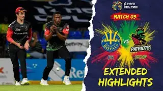 Extended Highlights | St Kitts & Nevis Patriots vs Barbados Royals | CPL 2022