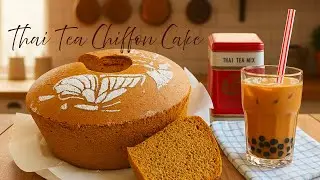 A Piece of Thailand in My Kitchen &ndash; Thai Tea Chiffon Cake