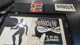 Le copertine originali di Diabolik 1, 2 e 3 a Cartoomics 2021