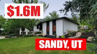 Luxury Home Tour | East Sandy Utah Foothills | 4-Bed 4-Bath Renovated Home with Valley Views