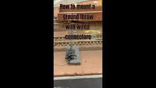 Mounting ground throws with wired connections.
