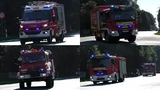[Feuer im Industriegebiet Breitenburg !] Einsatzfahrten Jugendfeuerwehren Amt Breitenburg