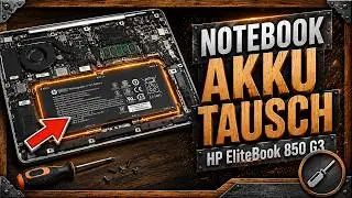 Akku tauschen Notebook HP Elitebook 850 G3