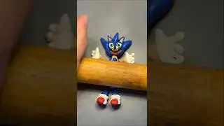 Sonic Clay Art #sculpting #plasticine #sonic #clayart