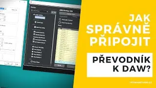 Jak SPRÁVNĚ Připojit PŘEVODNÍK k DAW - @oTomanStudio.cz