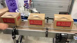 JDA Carton Box Labeling Machine , Box Labelling System USA Canada
