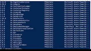 Install Azure Powershell Module and Connect to Azure