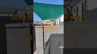Pool Equipment Shade Sail #construction #shadesails #shade
