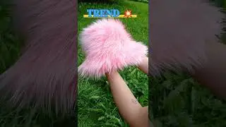 Pink bucket hat made of faux fur. Cute fuzzy bucket hats. Fluffy pink hat. Festival fuzzy hat.