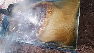 Fazendo Melado de Cana-de-Açúcar no Engenho e no Tacho Como Antigamente |Sugarcane Honey | DoSidi