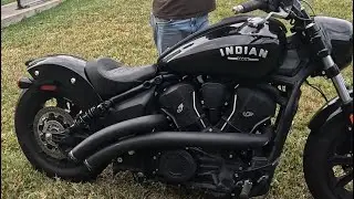 Freedom performance slash exhaust 2025 Indian scout bobber 