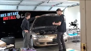 HKS Intake install on Toyota Soarer