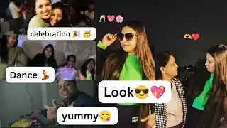 Happy new year 🎊 💖!!31st🥳🎉!! Sabne kiya dance💃!! Chachi ne banaya😋#views#video#celebration#family 