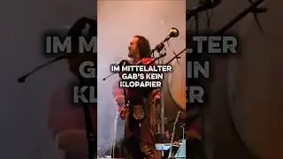 Im Mittelalter hat man sich den Hintern mit der linken Hand sauber gemacht. F&uuml;r was war die rechte?