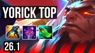 YORICK vs TAHM KENCH (TOP) | 63K damage | KR Diamond | 26.1