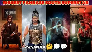 Biggest Fanbase south superstar ll Top 10 most popular south actor ll