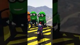 Marvel Spiderman vs GTA 5 Epic Water Ragdolls Spiderman Jump/Fails Ep 23 #shorts
