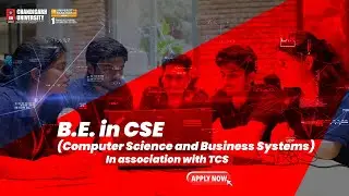 B.E. in Computer Science and Business Systems (in association with TCS) at Chandigarh University