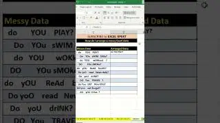 Effortless Data Cleaning: Excel Trick for Messy Spreadsheets | Excel Data Cleanup  #excelsolutions