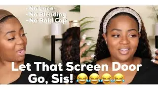 Chile, I Tried This Dyed Headband Wig And... 😂 | SuperNova Hair