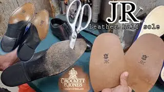 RESOLE CROCKET and JONES WITH JR LEATHER