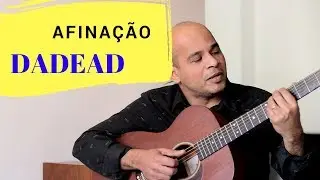 AFINA&Ccedil;&Atilde;O DADEAD  Dica # 1 - Tuning DADEAD ( Subtitles in english )