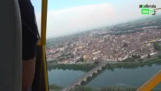 In volo su Casale Monferrato con l'Accademia di Volo Italiana