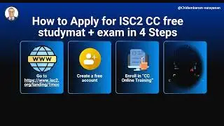 How to Apply for ISC2 CC FREE Study Material + FREE Exam | Step-by-Step (2026)