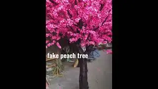 indoor outdoor landscape decoration fake flower tree artificial peach trees
