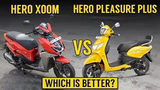 Hero Xoom 100 Vs Hero Pleasure+ Xtec | Comparison | Hero Pleasure+ vs Hero Xoom | Which is better?
