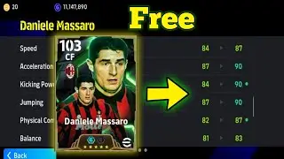 Free Festive Season Epic Daniele Massaro 103 Rated Best Training Guide In Efootball 2026 😱✅