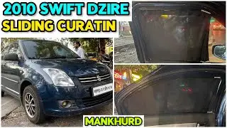 Sliding Window Curtains for cars | Swift Dzire Accessories | Swift window curtains | Rajvir Car Hub